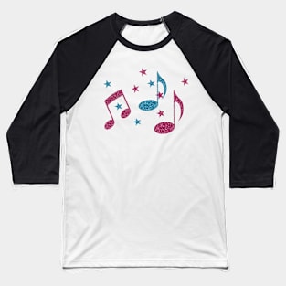 pailette musical note Baseball T-Shirt